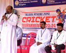 Inauguration of RGUHS Mysore Zone Cricket Tournament hosted by Father Muller Hom. Medical College